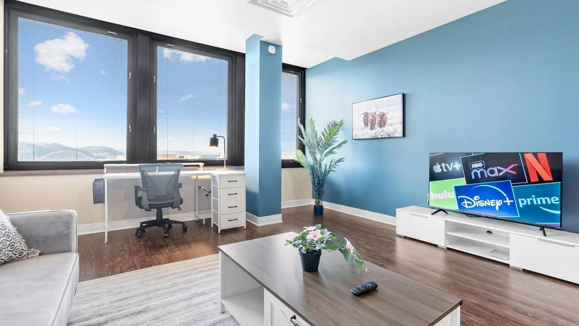 Luxury High Rise 1Bd River Views Downtown Pittsburgh Stany Zjednoczone Ameryki